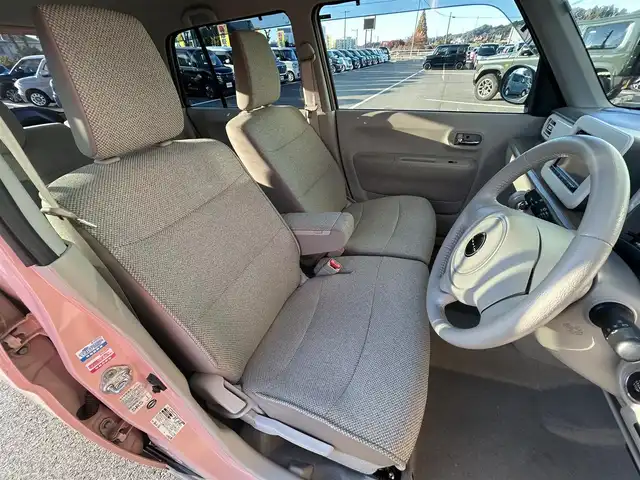 スズキ ラパン S 愛媛県 2017(平29)年 4万km コフレピンクパールメタリック/ホワイト2トーンルーフ KENWOOD7型ナビ(Bluetooth/フルセグTV)/アイドリングストップ/運転席シートヒーター/電格ミラー/シガーソケット/純正ドアバイザー/オートライト/ETC/ISOFIX/衝突被害軽減装置/純正ホイールキャップ/現状サマー(鉄)(155/65/R14)/DUNLOP ENASAVE EC204