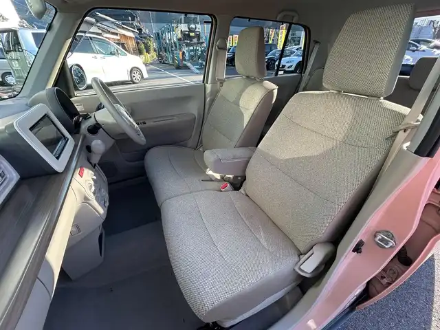 スズキ ラパン S 愛媛県 2017(平29)年 4万km コフレピンクパールメタリック/ホワイト2トーンルーフ KENWOOD7型ナビ(Bluetooth/フルセグTV)/アイドリングストップ/運転席シートヒーター/電格ミラー/シガーソケット/純正ドアバイザー/オートライト/ETC/ISOFIX/衝突被害軽減装置/純正ホイールキャップ/現状サマー(鉄)(155/65/R14)/DUNLOP ENASAVE EC204