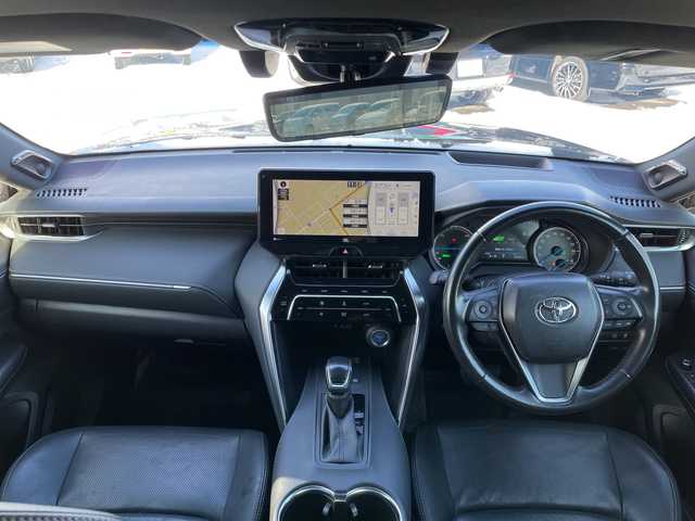 トヨタ ハリアー ハイブリッド Z レザーパッケージ 道央・札幌 2021(令3)年 6.8万km プレシャスブラックパール ４WD/JBLプレミアムサウンド/純正メモリーナビ/AM/FM/BT/フルセグ/トヨタセーフティセンス/衝突被害軽減ブレーキ/横滑り防止装置/レーダークルーズコントロール/レーンキープアシスト/クリアランスソナー/ブラインドスポットモニター/バックカメラ/フロントカメラ/全方位カメラ/パノラミックビューモニター/ビルトインETC/ドライブレコーダー/アイドリングストップ/DRIVEMODE/EVMODE/パワーバックドア/前席パワーシート/D席メモリーシート/前席シートヒーター/前席エアシート/レザーシート/革巻きステアリング/ステアリングリモコン/ハンドルヒーター/電動パーキング/ブレーキホールド/デジタルインナーミラー/MTモード付AT/プッシュスタート/スマートキー/LEDヘッドライト/オートライト/オートマチックハイビーム/フォグランプ/電動格納ミラー/ヒーテッドドアミラー/ウィンカーミラー/純正フロアマット/ドアバイザー/スペアキー