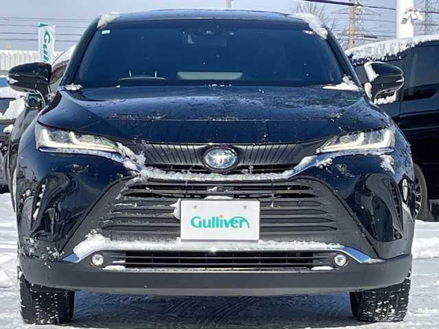 トヨタ ハリアー ハイブリッド Z レザーパッケージ 道央・札幌 2021(令3)年 6.8万km プレシャスブラックパール ４WD/JBLプレミアムサウンド/純正メモリーナビ/AM/FM/BT/フルセグ/トヨタセーフティセンス/衝突被害軽減ブレーキ/横滑り防止装置/レーダークルーズコントロール/レーンキープアシスト/クリアランスソナー/ブラインドスポットモニター/バックカメラ/フロントカメラ/全方位カメラ/パノラミックビューモニター/ビルトインETC/ドライブレコーダー/アイドリングストップ/DRIVEMODE/EVMODE/パワーバックドア/前席パワーシート/D席メモリーシート/前席シートヒーター/前席エアシート/レザーシート/革巻きステアリング/ステアリングリモコン/ハンドルヒーター/電動パーキング/ブレーキホールド/デジタルインナーミラー/MTモード付AT/プッシュスタート/スマートキー/LEDヘッドライト/オートライト/オートマチックハイビーム/フォグランプ/電動格納ミラー/ヒーテッドドアミラー/ウィンカーミラー/純正フロアマット/ドアバイザー/スペアキー