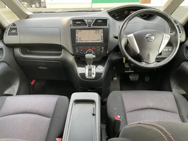 日産 セレナ ハイウェイスター 島根県 2011(平23)年 19.1万km スーパーブラック 純正ナビ /TV /Bluetooth接続 /アルパイン製フリップダウン /バックカメラ /クルーズコントロール/ETC　/両側パワースライドドア　/オートライト/保証書/取扱説明書