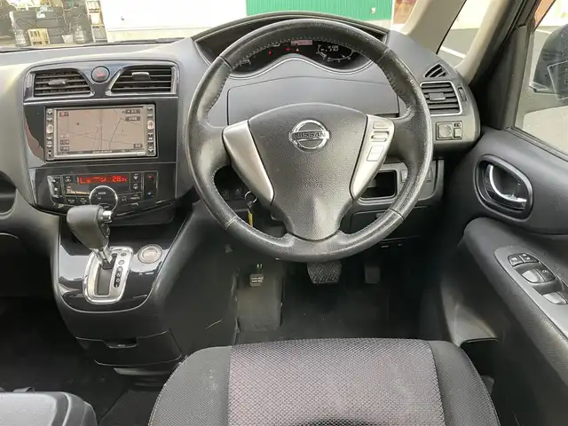 日産 セレナ ハイウェイスター 島根県 2011(平23)年 19.1万km スーパーブラック 純正ナビ /TV /Bluetooth接続 /アルパイン製フリップダウン /バックカメラ /クルーズコントロール/ETC　/両側パワースライドドア　/オートライト/保証書/取扱説明書