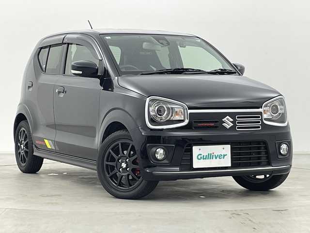 スズキ アルト ワークス 群馬県 2019(平31)年 2.4万km ブルーイッシュブラックパール3 ナビ　フルセグＴＶ　純正レカロシート　ＥＴＣ　前後ドラレコ　衝突被害軽減システム　パドルシフト　ステアリングスイッチ　革巻ステアリング　キセノンヘッドライト　フォグランプ　オートライト　禁煙車