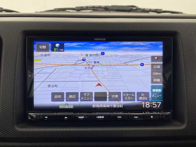 スズキ アルト ワークス 群馬県 2019(平31)年 2.4万km ブルーイッシュブラックパール3 ナビ　フルセグＴＶ　純正レカロシート　ＥＴＣ　前後ドラレコ　衝突被害軽減システム　パドルシフト　ステアリングスイッチ　革巻ステアリング　キセノンヘッドライト　フォグランプ　オートライト　禁煙車