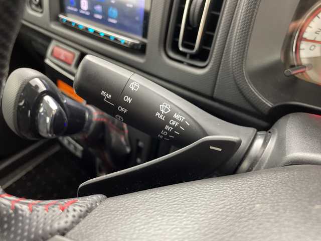 スズキ アルト ワークス 群馬県 2019(平31)年 2.4万km ブルーイッシュブラックパール3 ナビ　フルセグＴＶ　純正レカロシート　ＥＴＣ　前後ドラレコ　衝突被害軽減システム　パドルシフト　ステアリングスイッチ　革巻ステアリング　キセノンヘッドライト　フォグランプ　オートライト　禁煙車