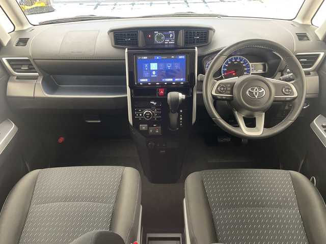 トヨタ ルーミー カスタムG－T 沖縄県 2020(令2)年 3.3万km ブラックマイカメタリック/ブリリアントカッパークリスタルマイカ 2トーン 禁煙車/純正9インチナビ【NSZT-Y68T】/（フルセグTV/CD/DVD/Bluetooth）/ビルトインETC/バックカメラ/前後ドライブレコーダー/前後コーナーセンサー/電動パーキング/レーダークルーズコントロール/シートヒーター/LEDヘッドライト/ウォークスルー/純正アルミホイール/両側パワースライドドア/過給機/保証書/取扱説明書