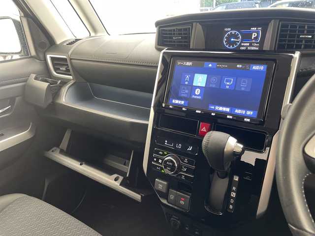 トヨタ ルーミー カスタムG－T 沖縄県 2020(令2)年 3.3万km ブラックマイカメタリック/ブリリアントカッパークリスタルマイカ 2トーン 禁煙車/純正9インチナビ【NSZT-Y68T】/（フルセグTV/CD/DVD/Bluetooth）/ビルトインETC/バックカメラ/前後ドライブレコーダー/前後コーナーセンサー/電動パーキング/レーダークルーズコントロール/シートヒーター/LEDヘッドライト/ウォークスルー/純正アルミホイール/両側パワースライドドア/過給機/保証書/取扱説明書