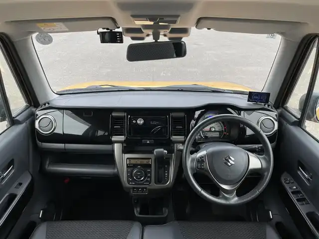 スズキ ハスラー Jスタイル Ⅱ 道央・札幌 2017(平29)年 5.4万km アクティブイエロー/ブラック2トーンルーフ ４WD/社外オーディオ(DEH-7100)/AM/FM/CD/BT/衝突被害軽減ブレーキ/横滑り防止装置/ヒルディセントコントロール/グリップコントロール/レーンキープアシスト/アイドリングストップ/ドライブレコーダー/前席シートヒーター/ハーフレザーシート/ステアリングリモコン/レーダー探知機/プッシュスタート/スマートキー/HIDヘッドライト/オートライト/フォグランプ/電動格納ミラー/ヒーテッドドアミラー/ウィンカーミラー/純正フロアマット/ドアバイザー/社外AW付夏タイヤ積込/165/65/R14/2017年/山3mm