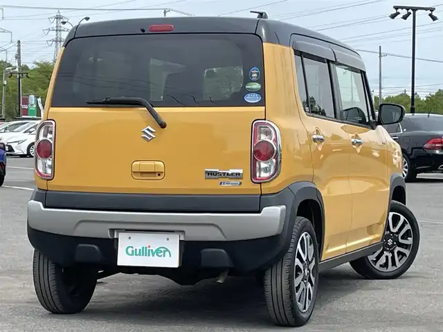 スズキ ハスラー Jスタイル Ⅱ 道央・札幌 2017(平29)年 5.4万km アクティブイエロー/ブラック2トーンルーフ ４WD/社外オーディオ(DEH-7100)/AM/FM/CD/BT/衝突被害軽減ブレーキ/横滑り防止装置/ヒルディセントコントロール/グリップコントロール/レーンキープアシスト/アイドリングストップ/ドライブレコーダー/前席シートヒーター/ハーフレザーシート/ステアリングリモコン/レーダー探知機/プッシュスタート/スマートキー/HIDヘッドライト/オートライト/フォグランプ/電動格納ミラー/ヒーテッドドアミラー/ウィンカーミラー/純正フロアマット/ドアバイザー/社外AW付夏タイヤ積込/165/65/R14/2017年/山3mm