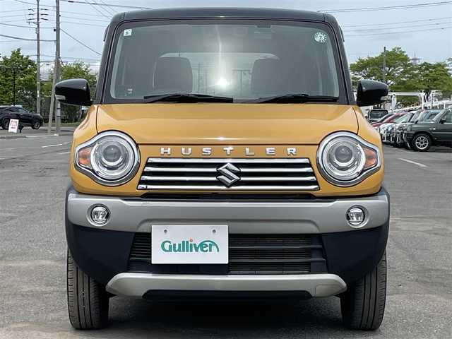スズキ ハスラー Jスタイル Ⅱ 道央・札幌 2017(平29)年 5.4万km アクティブイエロー/ブラック2トーンルーフ ４WD/社外オーディオ(DEH-7100)/AM/FM/CD/BT/衝突被害軽減ブレーキ/横滑り防止装置/ヒルディセントコントロール/グリップコントロール/レーンキープアシスト/アイドリングストップ/ドライブレコーダー/前席シートヒーター/ハーフレザーシート/ステアリングリモコン/レーダー探知機/プッシュスタート/スマートキー/HIDヘッドライト/オートライト/フォグランプ/電動格納ミラー/ヒーテッドドアミラー/ウィンカーミラー/純正フロアマット/ドアバイザー/社外AW付夏タイヤ積込/165/65/R14/2017年/山3mm