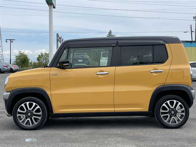 スズキ ハスラー Jスタイル Ⅱ 道央・札幌 2017(平29)年 5.4万km アクティブイエロー/ブラック2トーンルーフ ４WD/社外オーディオ(DEH-7100)/AM/FM/CD/BT/衝突被害軽減ブレーキ/横滑り防止装置/ヒルディセントコントロール/グリップコントロール/レーンキープアシスト/アイドリングストップ/ドライブレコーダー/前席シートヒーター/ハーフレザーシート/ステアリングリモコン/レーダー探知機/プッシュスタート/スマートキー/HIDヘッドライト/オートライト/フォグランプ/電動格納ミラー/ヒーテッドドアミラー/ウィンカーミラー/純正フロアマット/ドアバイザー/社外AW付夏タイヤ積込/165/65/R14/2017年/山3mm