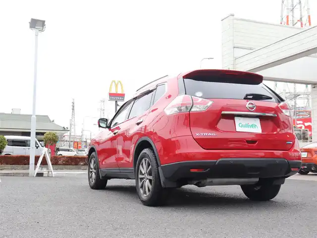 日産 エクストレイル 20X エマージェンシーブレーキ 神奈川県 2015(平27)年 7.5万km バーニングレッド エマージェンシーブレーキ/純正メモリナビ/Bluetooth/フルセグTV（走行中視聴可能）/全方位バックカメラ/レザーシート/シートヒーター（運転席、助手席）/エアーシート（運転席、助手席）/ドアミラーヒーター/アイドリングストップ/クルーズコントロール/ドアバイザー/プッシュスタート/ETC/保証書/取説、ナビ説/記録簿（H28.29.R1.4.6）