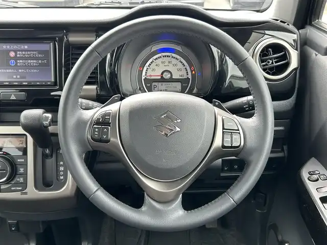スズキ ハスラー Jスタイル Ⅱ ターボ 大阪府 2016(平28)年 3万km クールカーキPM 純正ナビ(地デジ/CD再生) 衝突軽減 バックカメラ ETC クルコン ハーフレザー シートヒーター アイドリングストップ スマートキー プッシュスタート パドルシフト 電格ミラー 横滑り防止