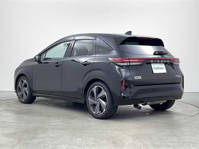 日産 オーラ G FOUR レザーエディション 新潟県 2022(令4)年 1.8万km 黒 純正メーカーオプションナビ/フルセグTV/ビルトインETC2.0/純正ドライブレコーダー/アラウンドビューモニター/プロパイロット/BOSEサウンドシステム/黒革シート/4WD/スマートキー/LEDヘッドライト/ハンドルヒーター/純正ドアバイザー/純正フロアマット/前席シートヒーター/スマートルームミラー/置くだけ充電/社外レーダー/お知らせリモコン
