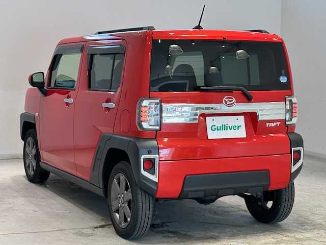 ダイハツ タフト G ターボ 宮城県 2020(令2)年 5.8万km コンパーノレッド 4WD/ターボ/ガラスルーフ/衝突回避支援/アダプティブクルーズコントロール/レーンキープコントロール/前後コーナーセンサー/先行者発進お知らせ機能/標識認識機能/トラクションコントロール/ブレーキホールド/SDナビ/パノラマモニター/バックカメラ/フルセグTV/Bluetooth、CD、DVD/ルーフレール/シートヒーター/LEDヘッドライト/フォグランプ/オートライト/純正アルミホイール/純正フロアマット/純正ドライブレコーダー/ETC/プッシュスタート