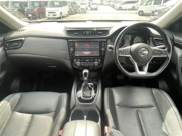 日産 エクストレイル ハイブリッド 20Xi レザーエディション 島根県 2020(令2)年 8.1万km アズライトブルー ワンオーナー/純正１０インチSDナビ/フルセグTV/DVD/Blu-ray再生可能/AUX・Bluetooth/プロパイロット/全周囲/バックカメラ/前方ドライブレコーダー/前後コーナーセンサー/衝突被害軽減システム/レーンキープアシスト/パートタイム4WD/前席パワーシート/全席温度調節付きシートヒーター/パワーバックドア/ミラーヒーター/デジタルインナーミラー/デュアルオートエアコン/純正１７インチアルミホイール/純正フロアマット/純正ＬＥＤヘッドライト