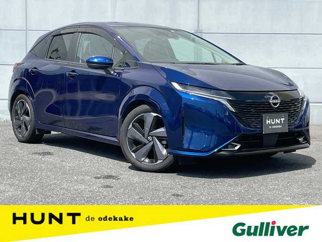 日産 オーラ G 千葉県 2022(令4)年 1.9万km オーロラフレアブルーパール ワンオーナー/純正ナビ/(USB/BT/HDMI/AppleCarplay/フルセグTV)/プロパイロット/レーダークルーズコントロール/BOSEサウンドシステム/全方位カメラ/置くだけ充電/ブラインドスポットモニター/レーンキープアシスト/ハンドル支援/駐車支援/デジタルインナーミラー/レザーシート/D/N席シートヒーター/ステアリングヒーター/ステアリングスイッチ/ビルトインETC2.0/純正ドアバイザー/純正フロアマット/オートマチックハイビーム/オートライト/取扱説明書/保証書/スペアキー×１