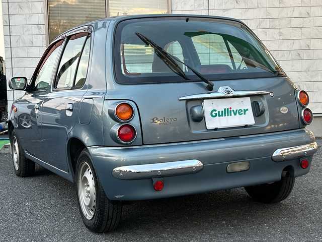 日産 マーチ ボレロ 埼玉県 2000(平12)年 1.8万km ストームグレー ドラレコ前 /積込スタッドレスタイヤ４本/ハロゲンライト　/ドアバイザー　/電動格納ミラー　/Carrozzeriaオーディオ/(CD/USB/Bluetooth)/スペアキー1本