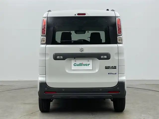 スズキ スペーシア ギア HYBRID XZ 岡山県 2022(令4)年 3.7万km ピュアホワイトP 純正8インチナビ(CN-RZ875)/【AM/FM/DVD/CD/BT/フルセグ】/デュアルレーダーブレーキサポート/レーンキープアシスト/全方位モニター/両側パワースライドドア/シートヒーター/スマートキー×２/社外ドライブレコーダー(前後)/純正フロアマット/純正アルミホイール/リアサンシェード/リアサーキュレーター/オートハイビーム/オートライト/ＬＥＤヘッドライト/ビルトインＥＴＣ/ステアリングスイッチ