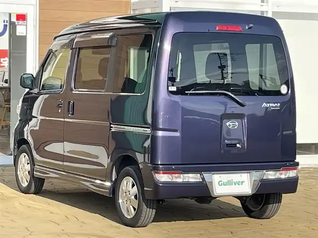 ダイハツ アトレー ワゴン カスタム ターボ RS SAⅢ 宮崎県 2018(平30)年 5.9万km アーバンナイトブルークリスタルメタリック 純正ナビ/フルセグＴＶ/バックカメラ/純正アルミ/衝突軽減ブレーキ/誤発信抑制/オートマチックハイビーム/リモコンキー