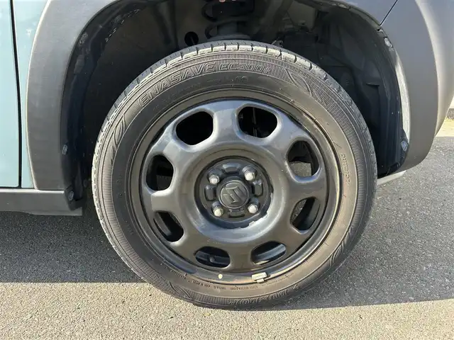 スズキ ハスラー タフワイルド 静岡県 2019(平31)年 7万km オフブルーメタリック/ブラック 2トーン 社外7インチナビ/FM/AM/CD/DVD/Bluetooth/SD/USB/アイドリングストップ/プッシュスタート/スマートキー/ETC/ベンチシート/ハーフレザーシート/前席シートヒーター/オートライト/レーンキープアシスト/横滑り防止システム/衝突軽減システム/純正15AW