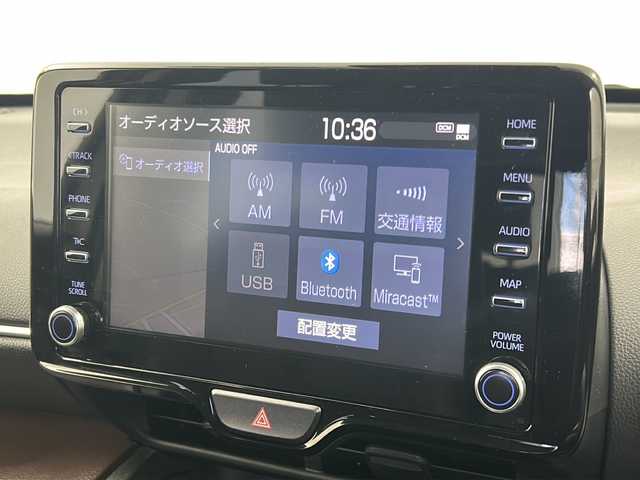 トヨタ ヤリスクロス ハイブリッド Z 宮城県 2021(令3)年 1.5万km ブラックマイカ/ベージュ 2トーン 禁煙車/トヨタセーフティーセンス/・レーントレーシングアシスト/・レーダークルーズコントロール/・ロードサインアシスト/・オートマチックハイビーム/・パーキングサポートブレーキ（ＰＫＳＢ）/・プリクラッシュセーフティ/パノラミックビューモニター/純正8インチTコネクトナビ/・BT/USB/AM/FM/ビルトインETC/前後ドライブレコーダー/前席シートヒーター/運転席パワーシート/ハーフレザーシート/ステアリングヒーター/革巻きステアリング/ステアリングスイッチ/スマートキー×2/プッシュスタート/LEDヘッドライト/LEDフォグランプ/純正18インチアルミホイール/純正フロアマット/前後コーナーセンサー/横滑り防止装置