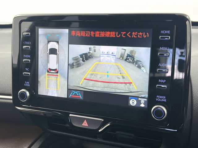 トヨタ ヤリスクロス ハイブリッド Z 宮城県 2021(令3)年 1.5万km ブラックマイカ/ベージュ 2トーン 禁煙車/トヨタセーフティーセンス/・レーントレーシングアシスト/・レーダークルーズコントロール/・ロードサインアシスト/・オートマチックハイビーム/・パーキングサポートブレーキ（ＰＫＳＢ）/・プリクラッシュセーフティ/パノラミックビューモニター/純正8インチTコネクトナビ/・BT/USB/AM/FM/ビルトインETC/前後ドライブレコーダー/前席シートヒーター/運転席パワーシート/ハーフレザーシート/ステアリングヒーター/革巻きステアリング/ステアリングスイッチ/スマートキー×2/プッシュスタート/LEDヘッドライト/LEDフォグランプ/純正18インチアルミホイール/純正フロアマット/前後コーナーセンサー/横滑り防止装置