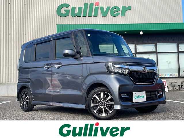 ホンダ Ｎ ＢＯＸ カスタム G L ホンダセンシング 島根県 2019(平31)年 6.8万km シャイニンググレーM 純正Gathers8インチナビゲーション(VXU-185NBi)/フルセグ BT CD DVD/ホンダセンシング/レーダークルーズコントロール/バックカメラ/ドライブレコーダー/ビルトインETC/両側パワースライドドア/LEDヘッドライト/後席サイドサンシェード