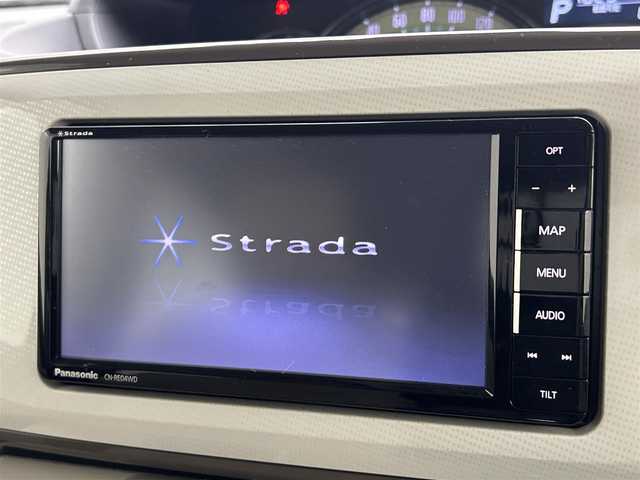 ダイハツ ムーヴ キャンバス G メイクアップ SA Ⅲ 千葉県 2018(平30)年 5.2万km パールホワイトⅢ/ナチュラルベージュマイカメタリック 2トーン スマートアシストIII/　・衝突回避支援ブレーキ機能/　・衝突警報機能/　・車線逸脱警報機能/　・誤発進抑制制御機能/　・オートハイビーム/純正メモリナビ/　　DVD/BT/フルセグTV/両側パワースライドドア/LEDオートライト/フォグランプ/コーナーセンサー/アイドリングストップ/スマートキー/ETC