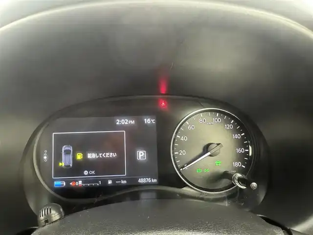 日産 キックス X 愛知県 2020(令2)年 4.9万km ラディアントレッド 純正ナビ（CD/DVD/BT/TV）/純正ミラー型ドラレコ/バックカメラ/全方位カメラ/ETC/ルーフレール/運転席助手席シートヒーター/ステアリングヒーター/プロパイロット/エマージェンシーブレーキ/ハンドル支援/駐車支援/側方支援/ふらつき警報/フォグランプ/取扱説明書