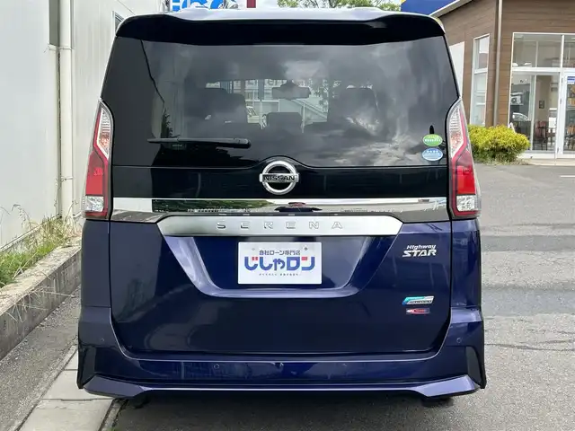 日産 セレナ ハイウェイスター Vセレクション 福島県 2018(平30)年 10.1万km アズライトブルー (株)IDOMが運営する【じしゃロン福島店】の自社ローン専用車両になります。こちらは現金またはオートローンご利用時の価格です。自社ローンご希望の方は別途その旨お申付け下さい/純正ナビ/フルセグＴＶ/ステアリングリモコン/両側パワースライドドア/クルーズコントロール/パーキングアシスト/ドアバイザー/ＥＴＣ/ドライブレコーダー/コーナーセンサー/フリップダウンモニター/革巻きステアリング