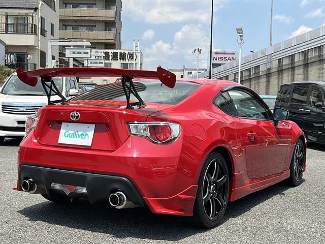 トヨタ ８６ GT リミテッド 東京都 2012(平24)年 4.8万km ライトニングレッド フルセグテレビ/メモリナビ/バックカメラ/プッシュスタート/ETC/TRDエアロ/HKSマフラー/RAYSホイール