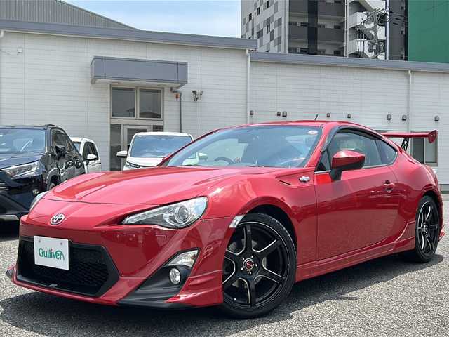 トヨタ ８６ GT リミテッド 東京都 2012(平24)年 4.8万km ライトニングレッド フルセグテレビ/メモリナビ/バックカメラ/プッシュスタート/ETC/TRDエアロ/HKSマフラー/RAYSホイール