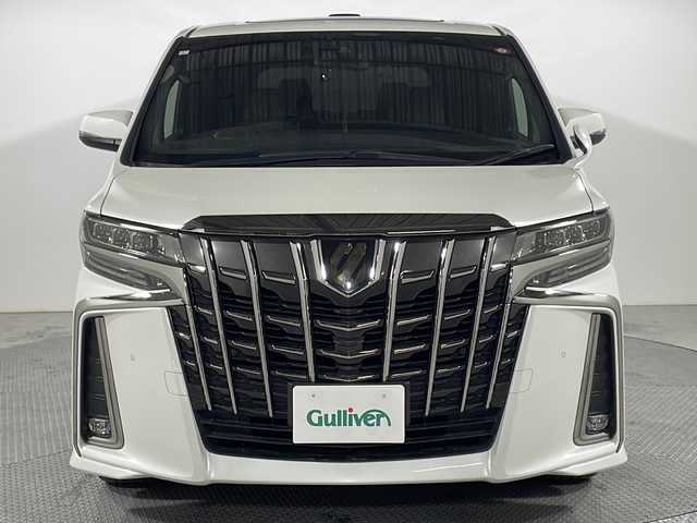 トヨタ アルファード S タイプゴールド 広島県 2021(令3)年 4万km ホワイトパールクリスタルシャイン ツインムーンルーフ/純正9型ディスプレイオーディオ/純正フリップダウンモニター/3眼LEDヘッドランプ/両側パワースライドドア/パワーバックドア/バックカメラ/ハーフレザーシート/セーフティセンス/・プリクラッシュセーフティ/・レーントレーシングアシスト/・アダプティブハイビーム/・レーダークルーズコントロール/純正18インチAW/ETC/ドライブレコーダー