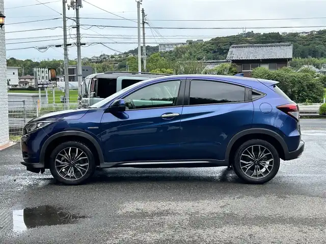 ホンダ ヴェゼル ハイブリッド X 高知県 2014(平26)年 8.5万km モルフォブルーP (株)IDOMが運営する【じしゃロン高知店】の自社ローン専用車両になります。こちらは現金またはオートローンご利用時の価格です。自社ローンご希望の方は別途その旨お申付け下さい