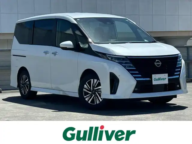 日産 セレナ ハイウェイスター V 静岡県 2023(令5)年 6万km プリズムホワイト 純正12.3型ナビ/フルセグTV/アラウンドビューモニター/Bluetooth/USB/デジタルインナーミラー/ビルトイン２．０ETC/パドルシフト/BSW/プロパイロット/RCTA/コーナーセンサー/両側パワースライドドア/保証書/スペアキー1本/プッシュスタート