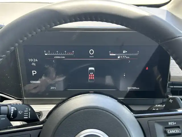 日産 セレナ ハイウェイスター V 静岡県 2023(令5)年 6万km プリズムホワイト 純正12.3型ナビ/フルセグTV/アラウンドビューモニター/Bluetooth/USB/デジタルインナーミラー/ビルトイン２．０ETC/パドルシフト/BSW/プロパイロット/RCTA/コーナーセンサー/両側パワースライドドア/保証書/スペアキー1本/プッシュスタート