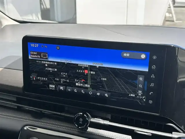 日産 セレナ ハイウェイスター V 静岡県 2023(令5)年 6万km プリズムホワイト 純正12.3型ナビ/フルセグTV/アラウンドビューモニター/Bluetooth/USB/デジタルインナーミラー/ビルトイン２．０ETC/パドルシフト/BSW/プロパイロット/RCTA/コーナーセンサー/両側パワースライドドア/保証書/スペアキー1本/プッシュスタート