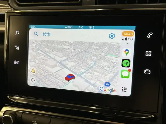 シトロエン Ｃ３ シャイン 岡山県 2018(平30)年 3.2万km グレー 純正ディスプレイオーディオ/バックカメラ/AppleCarplay/クルーズコントロール/レーンキープアシスト/アクティブセーフティブレーキ/疲労検知システム/インテリジェントハイビーム/ブラインドスポットミニター/LEDヘッドライト/シトロエン　コネクティッドカム/社外１６インチアルミホイール