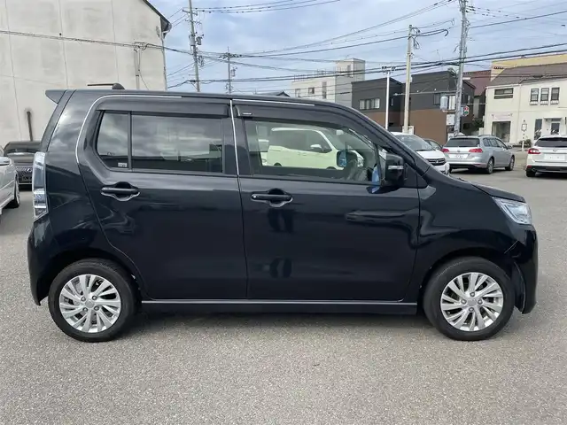 スズキ ワゴンＲ スティングレー X 石川県 2014(平26)年 3.8万km ブルーイッシュブラックパール3 レーダーブレーキ/社外8型メモリーナビ/フルセグTV/アイドリングストップ/LEDヘッドライト/ETC/ドライブレコーダー/純正アルミホイール/スマートキー/プッシュスタート/シートヒーター