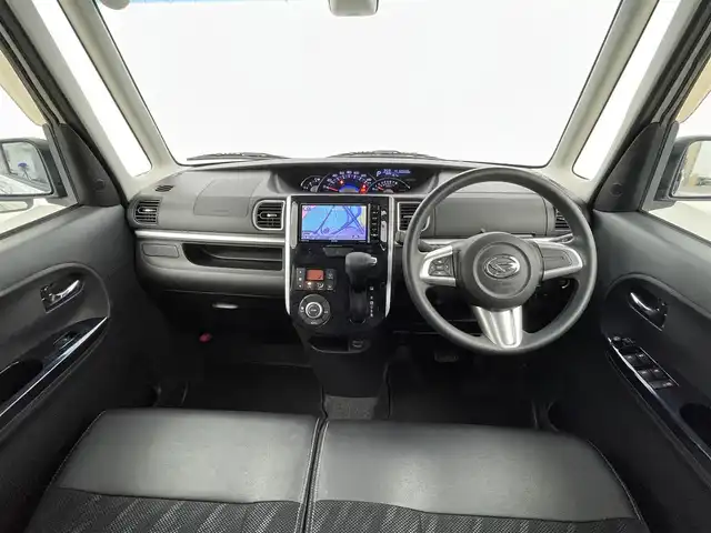 ダイハツ タント カスタム X トップED SAⅡ 熊本県 2016(平28)年 7万km パールホワイトⅢ 社外ナビ（ＢＴ・フルセグ）/バックカメラ　/片側パワースライドドア　/後のみクリアランスソナー　/スマートアシストIII/・衝突軽減ブレーキ/・前後誤発進抑制機能/・先行車発進お知らせ機能/横滑り防止/アイドリングストップ/オートエアコン/社外フロアマット/純正１４インチAW/オートライト/LEDヘッドライト/フォグランプ/スマートキー/プッシュスタート