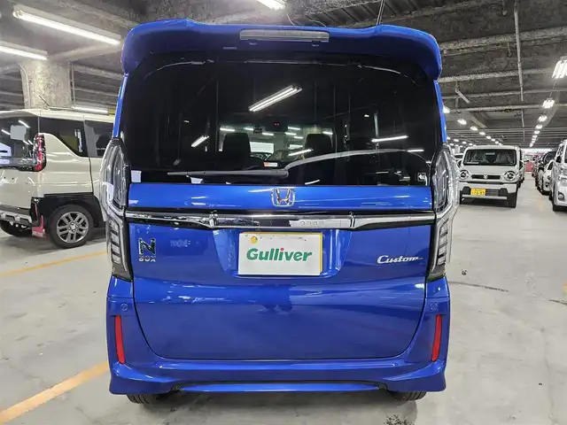 ホンダ Ｎ ＢＯＸ カスタム G L ホンダセンシング 宮崎県 2019(令1)年 6万km ブリリアントスポーティブルーメタリック2トーン 純正ナビ/フルセグTV/片側パワースライドドア/バックカメラ/ビルトインETC/前後ドライブレコーダー/アダプティブクルーズコントロール/ホンダセンシング/・衝突被害軽減ブレーキ/・車線逸脱防止支援システム/・前後誤発進抑制/・標識認識機能/・オートハイビーム/LEDヘッドランプ/ステアリングスイッチ/チップアップ機能付スライドリアシート/純正14インチアルミホイール/スマートキー/プッシュエンジンスタート/禁煙車