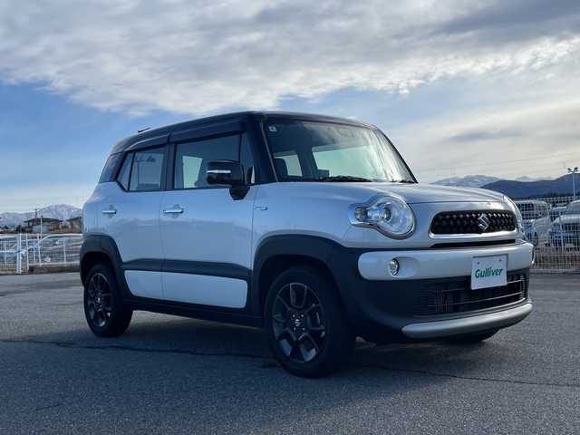 スズキ クロスビー HYBRID MZ 富山県 2020(令2)年 6.2万km ピュアホワイトパール/ブラック2トーンルーフ 純正メモリナビ/型式：AVIC-RLS901II/【CD/DVD/SD/BT/AUT/フルセグTV】/スズキセーフティ（デュアルセンサーブレーキサポート）/フルセグTV/LEDヘッドライト/クルーズコントロール/プッシュスタート/パドルシフト/スマートキー/シートヒーター（運転席＋助手席）/ドライブレコーダー/純正アルミホイール/オートハイビーム/ビルトインETC/プッシュスタート/レーンキープアシスト/横滑り防止装置/純正フロアマット/ASSURAスピードメーター/ドアバイザー