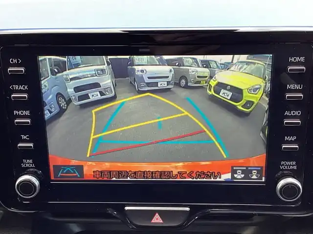 トヨタ ヤリス ハイブリッド G 三重県 2021(令3)年 3.2万km ブラック/コーラルクリスタルシャイン トヨタセーフティセンス/プリクラッシュセーフティ/リアクロストラフィックアラート/ブラインドスポットモニター/レーダークルーズコントロール/パーキングサポートブレーキ/ロードサインアシスト/純正ディスプレイオーディオ/Miracast/Bluetooth/バックガイドモニター/スマートキー/プッシュスタート/クリアランスソナー/純正15インチアルミ/オートリトラクタブルミラー/ターンミラー/横滑り防止