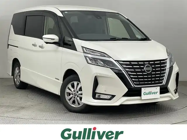 日産 セレナ ハイウェイスター V 道央・札幌 2020(令2)年 4.6万km ブリリアントホワイトパール ・4WD/・寒冷地仕様/・純正メモリナビ/　BT/CD/DVD/SD/フルセグ/・純正ビルトインETC/・ナビ連動前後ドライブレコーダー/・全方位カメラ/・プロパイロット/・横滑り防止/・前後コーナーセンサー/・ブラインドスポットモニター/・デジタルインナーミラー/・両側パワースライドドア/・純正フロアマット/・純正15インチAW/・社外スタッドレス積込（195/65/R15)/・LEDヘッドライト/・フォグライト/・オートライト/・プッシュスタート/・スマートキー/・純正エンジンスターター