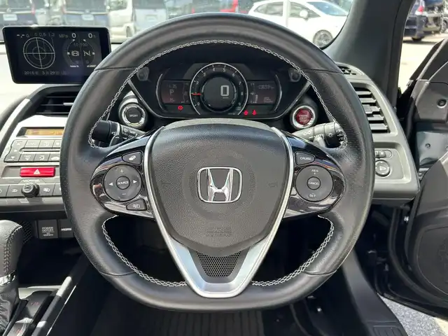 ホンダ Ｓ６６０ α 和歌山県 2016(平28)年 3.7万km プレミアムミスティックナイトパール ディスプレイオーディオ/BT/HDMI/バックカメラ/クルーズコントロール/横滑り防止/オートライト/ABS/ETC/パドルシフト/オープンカー/ステアリングリモコン/純正15インチアルミ/純正フロアマット/LEDヘッドライト/ハーフレザーシート/プッシュスタート