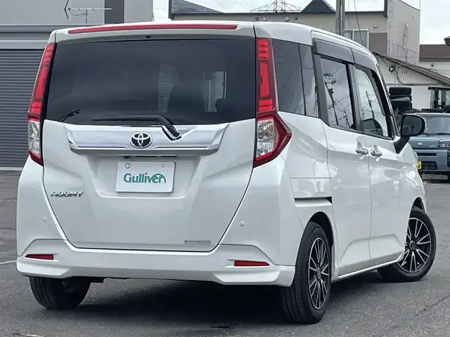 トヨタ ルーミー カスタムG－T 道央・札幌 2018(平30)年 6.6万km パールホワイトⅢ ４WD/純正ディーラーOPナビ/CD/DVD/BT/フルセグ/スマートアシスト/衝突被害軽減ブレーキ/横滑り防止装置/クルーズコントロール/レーンキープアシスト/リアコーナーセンサー/アラウンドビューモニター/ビルトインETC/ドライブレコーダー/アイドリングストップ/SPORTMODE/両側パワースライドドア/プッシュスタート/スマートキー/LEDヘッドライト/オートライト/フォグランプ/電動格納ミラー/ウィンカーミラー/純正フロアマット/ドアバイザー