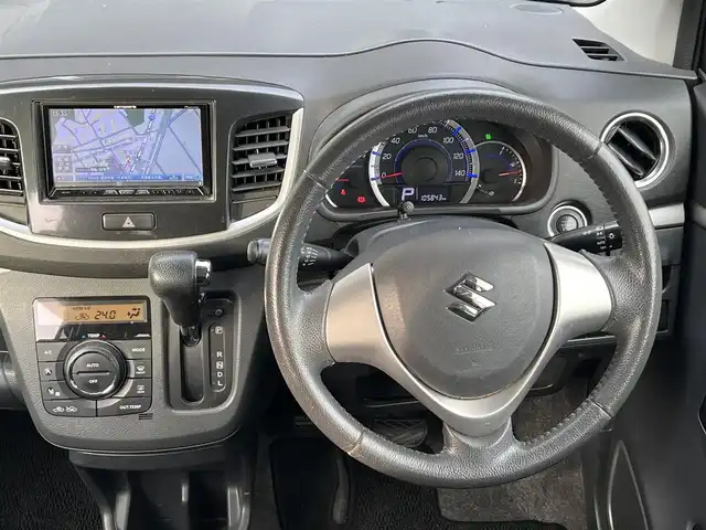 スズキ ワゴンＲ スティングレー X 山口県 2012(平24)年 10.6万km ミステリアスバイオレットパール 社外ナビ＆フルセグTV/　＆バックカメラ/純正フロアマット/純正ドアバイザー/純正HIDヘッドライト/純正フォグランプ/純正14インチアルミ/オートライト/スマートキー/エンジンプッシュスタート/アイドリングストップ