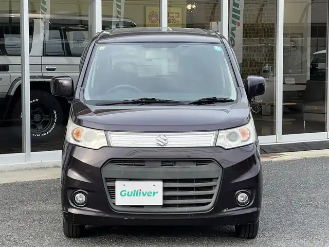 スズキ ワゴンＲ スティングレー X 山口県 2012(平24)年 10.6万km ミステリアスバイオレットパール 社外ナビ＆フルセグTV/　＆バックカメラ/純正フロアマット/純正ドアバイザー/純正HIDヘッドライト/純正フォグランプ/純正14インチアルミ/オートライト/スマートキー/エンジンプッシュスタート/アイドリングストップ