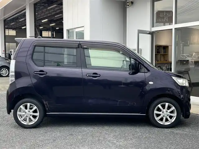 スズキ ワゴンＲ スティングレー X 山口県 2012(平24)年 10.6万km ミステリアスバイオレットパール 社外ナビ＆フルセグTV/　＆バックカメラ/純正フロアマット/純正ドアバイザー/純正HIDヘッドライト/純正フォグランプ/純正14インチアルミ/オートライト/スマートキー/エンジンプッシュスタート/アイドリングストップ